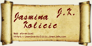 Jasmina Količić vizit kartica